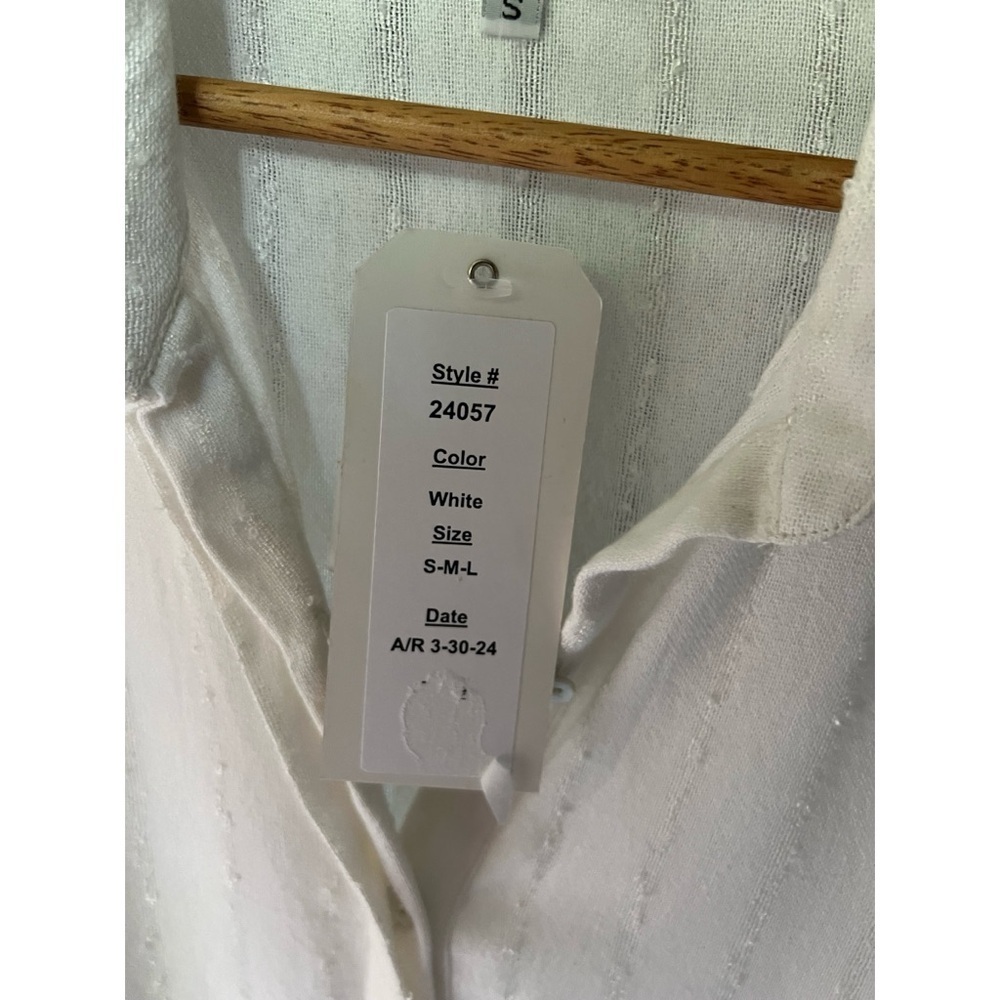 Anthropologie Barok Paris Blouse Linen Tunic Dress Sports Tennis NWT S #999 - Picture 8 of 9